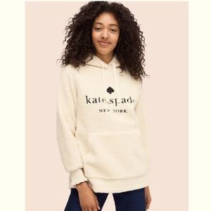 Kate Spade Sherpa Sweatshirt Hoodie